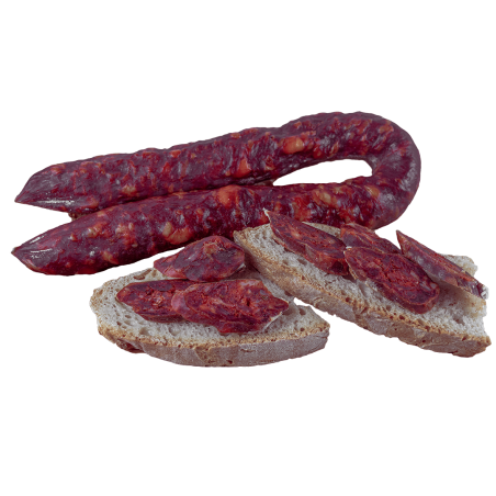 Salami: Longobucco Silana dried Sausage from natural ingredients (spicy or sweet) - 1